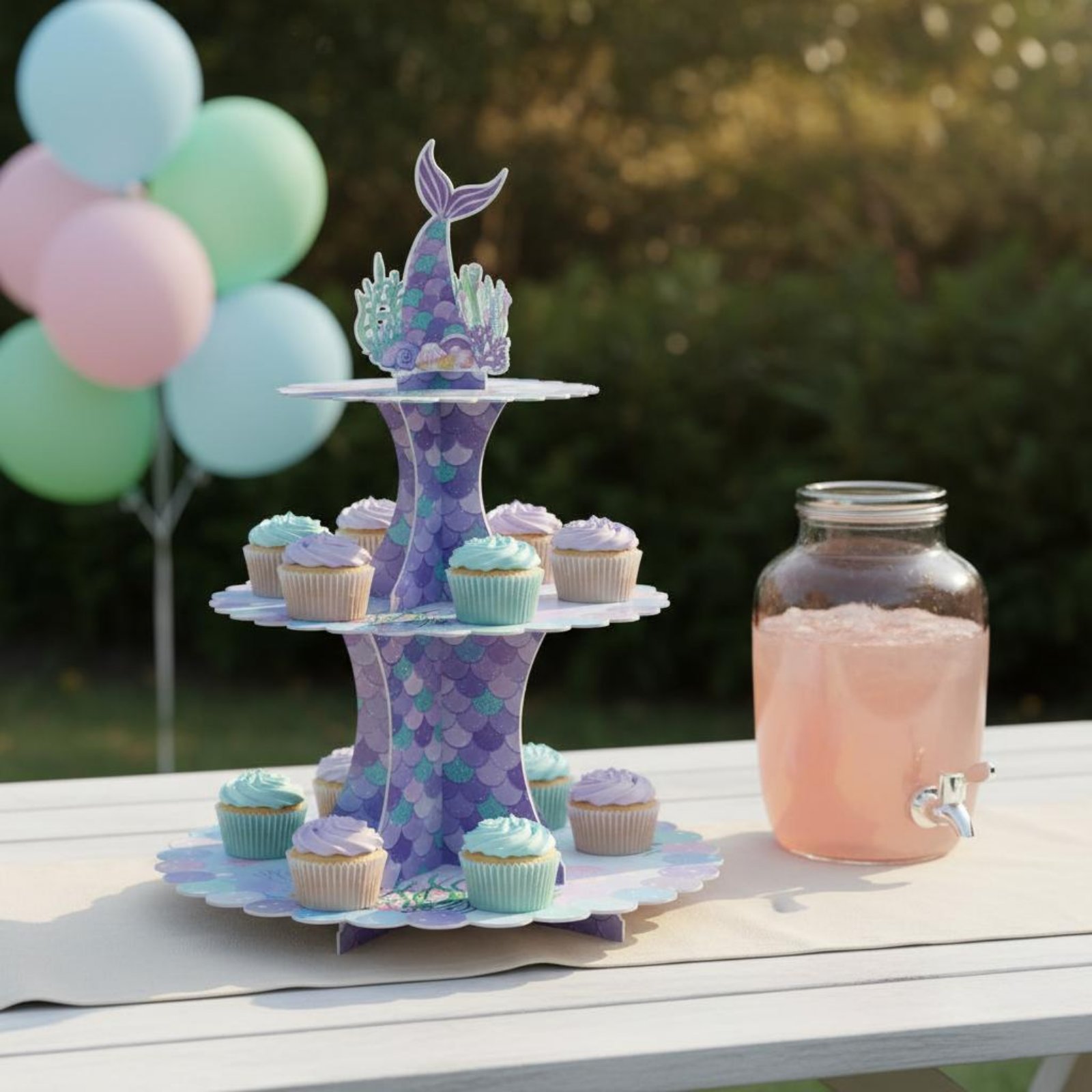 Cupcake Stand Tier - Espositore per Cupcake a 3 Livelli