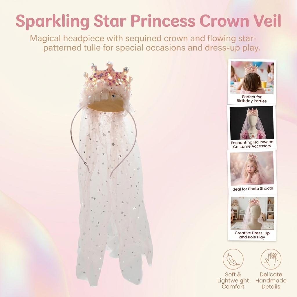 Corone e Fasce per Capelli da  - Glitter Tablecloth recensione e prezzo