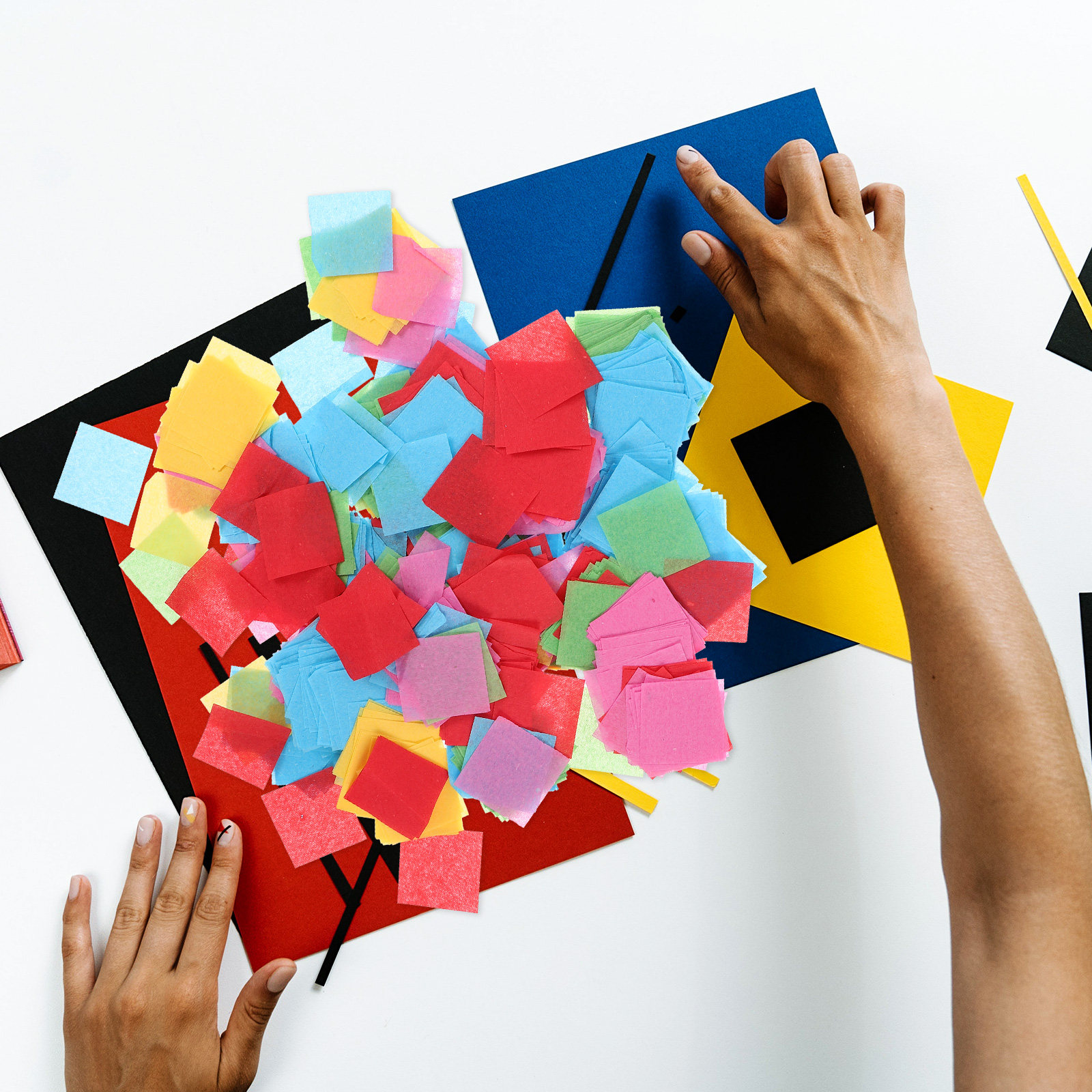 Quadrati di Carta Velina Sotti - Papercraft Supply Confetti recensione e prezzo