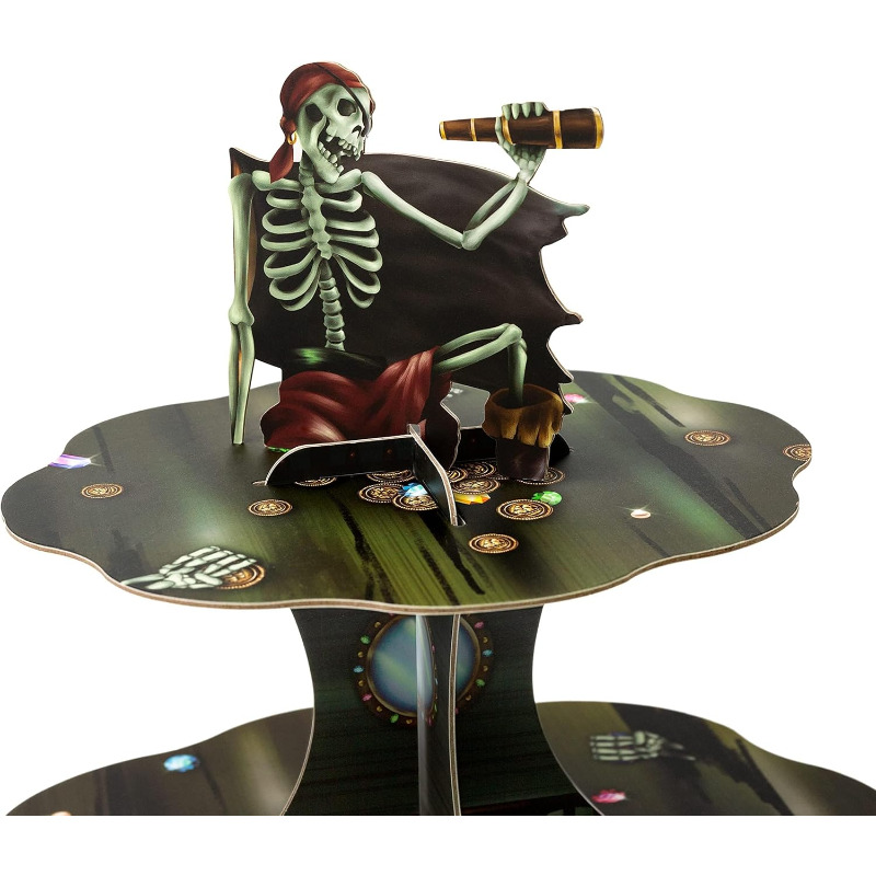 Teschio Pirata Cupcake Stand T - Cupcake Stand Tier recensione e prezzo