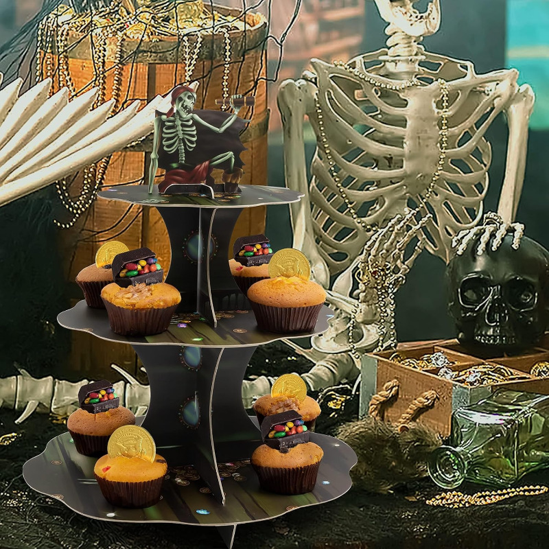 Teschio Pirata Cupcake Stand T - Cupcake Stand Tier recensione e prezzo