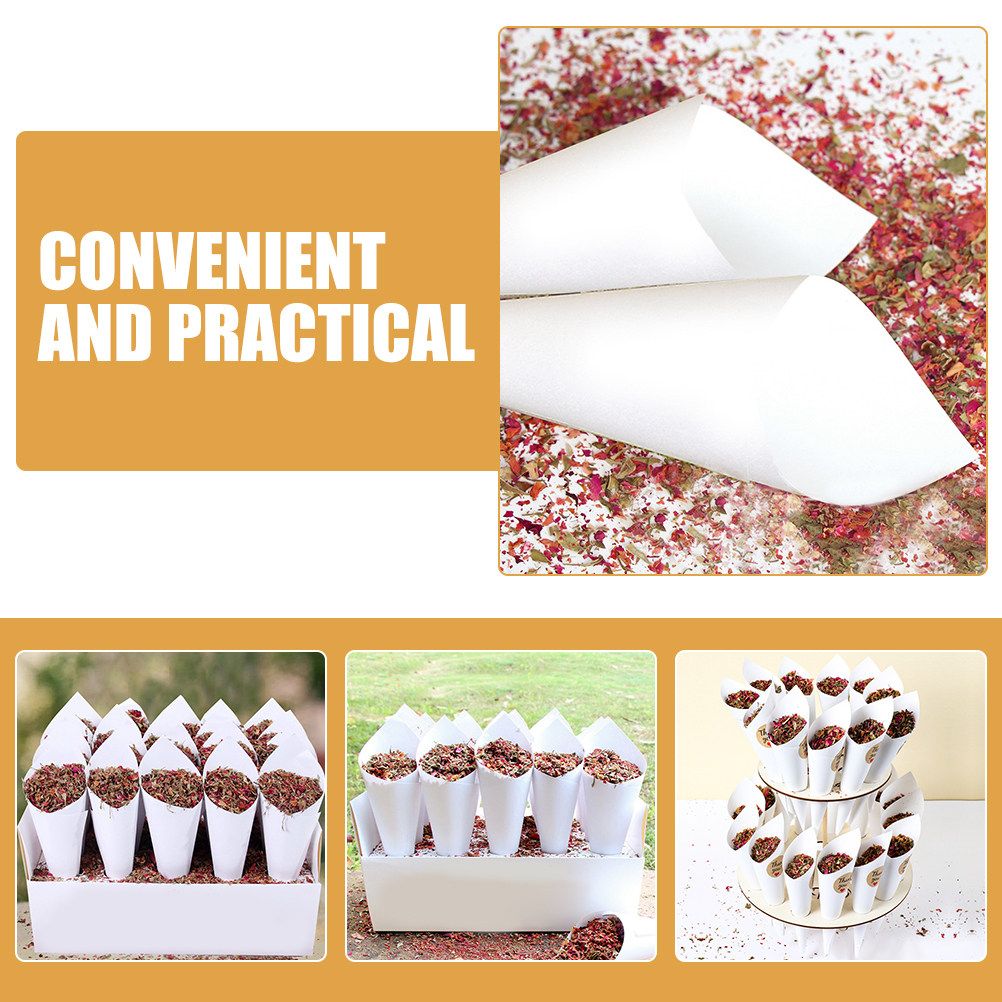 60 Pezzi di Coni di Carta Kraf - Papercraft Supply Confetti recensione e prezzo